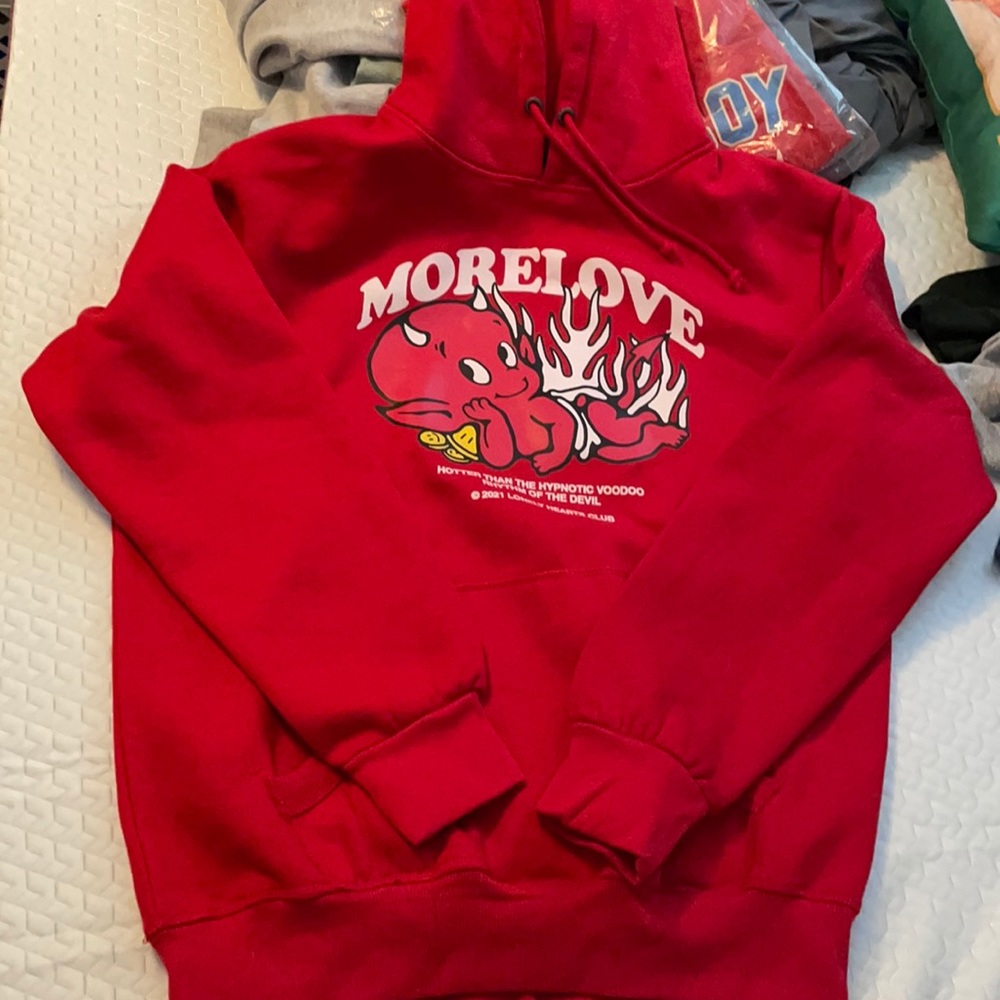 More love hoodie from massive action apparel/ lonely hearts club